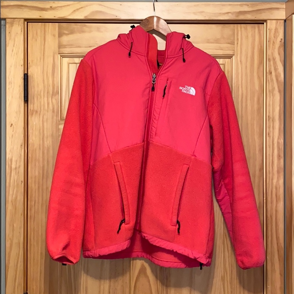 The north face outdoor zip up fleece jacket